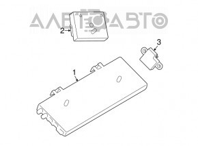 Modul amplificator de antenă BMW X3 F25 11-17