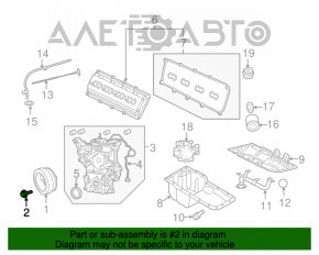 Piulița arborelui cu came Dodge Challenger 13-17 5.7 EZH