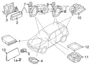 Amplificator audio BMW X3 G01 18-21