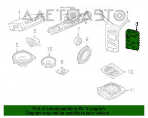 Amplificator audio BMW X1 F48 16-22 Harman Kardon