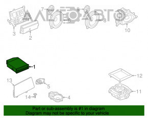 Radio-casetofon BMW 5 G30 17-23