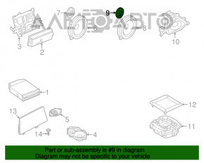 Пищалка в обшивке двери карточке задняя левая BMW X3 G01 18-21 Harman Kardon