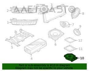 Subwooferul dreapta BMW X1 F48 16-22 Hi-Fi