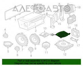 Subwoofer stânga BMW 5 G30 17-23