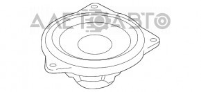 Difuzor torpedo BMW X1 F48 16-22 Harman Kardon