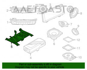 Suport de amplificator audio pentru BMW X1 F48 16-19