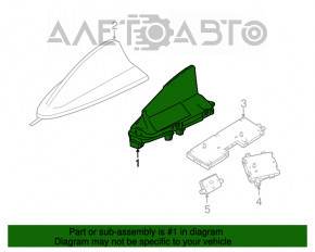 Antena aripă BMW X1 F48 16-19