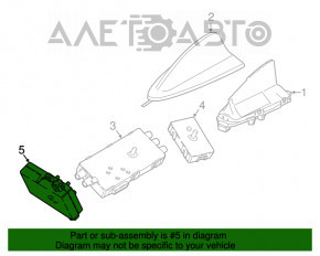 Amplificator de antenă BMW 5 G30 17-23