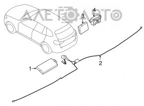 Amplificator de antenă BMW X3 G01 18-21