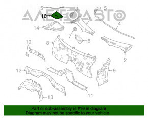 Крышка АКБ Infiniti Q50 14-  OEM  новый оригинал