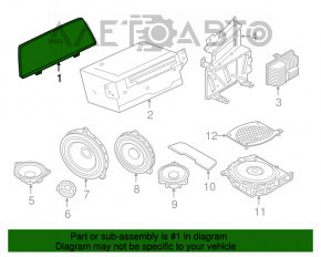 Monitor, display, navigație BMW 7 G11 G12 16-19 NBT EVO