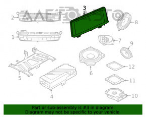 Monitor, display, navigație BMW X1 F48 19-22 8,8"