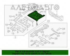 Корыто багажника Kia Niro 17-22 HEV