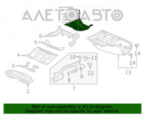 Capacul portbagajului Honda Insight 19-22 albastru pe caroserie