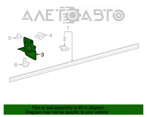 Bara de noroi spate dreapta pentru Lexus NX200t NX300 NX300h 15-21