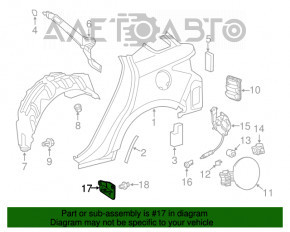 Bara de noroi spate stânga pentru Lexus CT200h 11-17