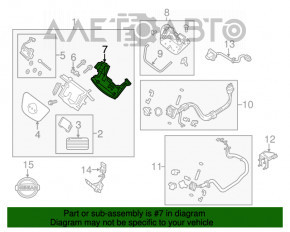 Corpul portului de încărcare Nissan Leaf 13-17 tip 2