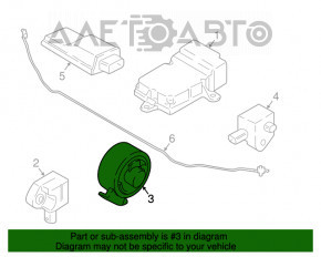 Senzor airbag usa dreapta fata BMW 5 G30 17-23