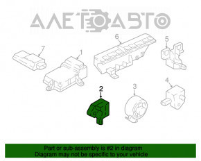 Senzor airbag frontal dreapta pentru BMW X3 G01 18-21, nou, original OEM.