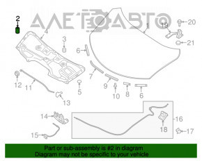 Bara de capota mica Nissan Rogue 14-20 pe capota