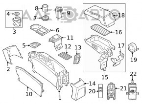 Joystick-ul de control al monitorului pentru BMW X5 F15 14-17