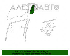 Capac usa interioara spate stanga Toyota Highlander 14-19