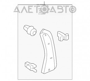 Capac usa interioara spate stanga Toyota Sequoia 08-16