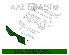 Placa de protecție metalică pentru Dodge Durango 14-15