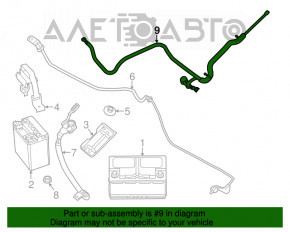 Провод от АКБ к генератору Dodge Durango 11-12