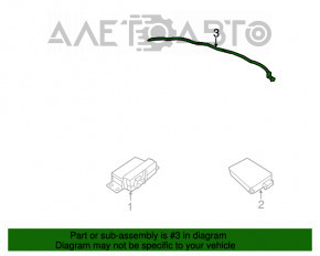 Montajul bumperului din spate pentru Jeep Grand Cherokee WK2 11-13 cu senzori de parcare