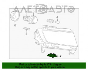 Blocul de aprindere xenon pentru Dodge Durango 11-13