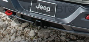 Усилитель заднего бампера Jeep Cherokee KL 14-21 сталь. под фаркоп