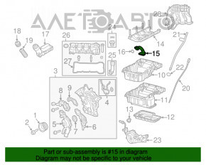 Receptor de ulei Chrysler 200 15-17 3.6