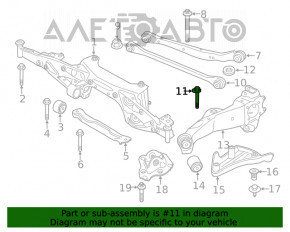 Piuliță de reglare a camberului BMW X1 F48 16-22 75mm