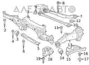 Piuliță de reglare a camberului BMW X1 F48 16-22 75mm