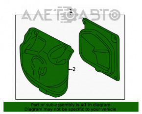 Крышка воздухоприемника печки BMW X1 F48 16-22