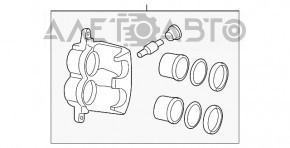 Суппорт передний левый Jeep Grand Cherokee WK2 12-21 brembo