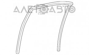 Garnitură de geam spate stânga pentru Lexus CT200h 11-17