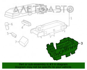 Корпус блока предохранителей подкапотный Chrysler 200 15-17