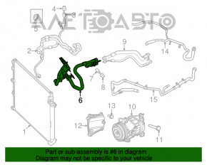 Bobina de aer condiționat Chrysler 200 15-17 3.6