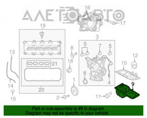 Palet de ulei Dodge Durango 11-13 5.7