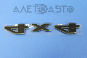 Emblema portierei 4x4 a portbagajului Jeep Grand Cherokee WK2 14-2122, neagră