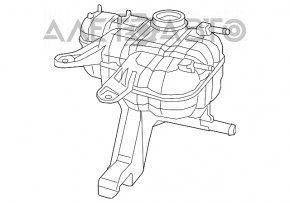 Rezervor de expansiune pentru răcirea motorului Jeep Grand Cherokee WK2 16- 3.6 cu capac