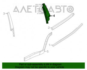 Capac usa laterala spate stanga Jeep Compass 17- în stoc