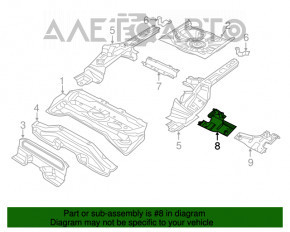 Protecția fundului spate dreapta pentru Jeep Renegade 15-