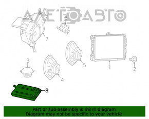 Amplificatorul Jeep Cherokee KL 19-20