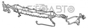 Montajul bara fata Jeep Cherokee KL 16-18 fara senzori de parcare, pentru modelul manual.