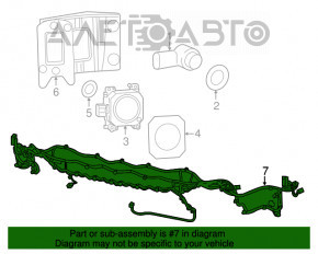 Montajul bara fata Jeep Cherokee KL 16-18 fara senzori de parcare, pentru modelul manual.