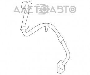 Furtun frână spate stânga Jeep Grand Cherokee WK2 11-21