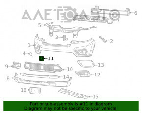 Cadru radar de croazieră Jeep Cherokee KL 19-21